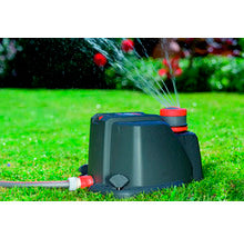 GARDENA Comfort Vielflächenregner AquaContour automatic für bis zu 350 m² (Wurfweite 2.5-10.5 m)