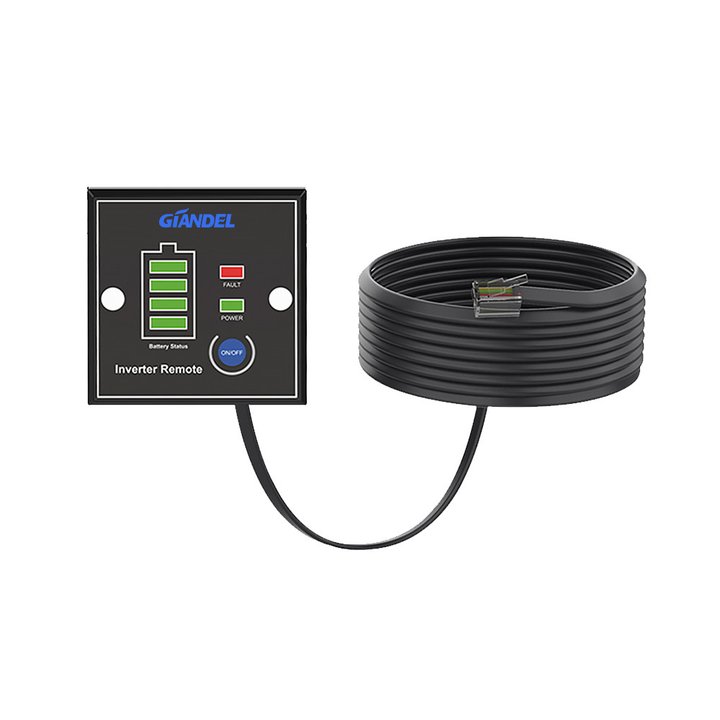 GIANDEL Wechselrichter Remote Ein/Aus Schalter mit 15 Ft Kabel Drucktaste Montage Remote Switch R3