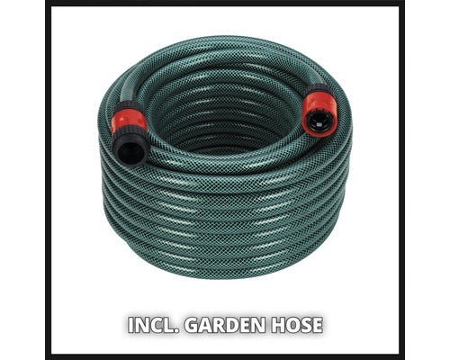 Gartenpumpe Einhell GC-GP 6538 Set inkl. Saugschlauch 4m , Gartenschlauch 20m und Gartenbrause