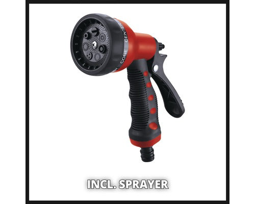 Gartenpumpe Einhell GC-GP 6538 Set inkl. Saugschlauch 4m , Gartenschlauch 20m und Gartenbrause