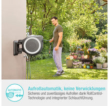 Wand- Schlauchbox GARDENA RollUp XL inkl. 35 m Schlauch, 180° schwenkbar und RollControl-Technologie