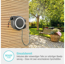Wand- Schlauchbox GARDENA RollUp XL inkl. 35 m Schlauch, 180° schwenkbar und RollControl-Technologie