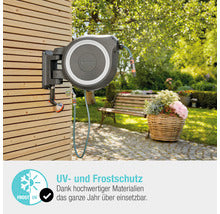 Wand- Schlauchbox GARDENA RollUp XL inkl. 35 m Schlauch, 180° schwenkbar und RollControl-Technologie