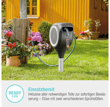 Garten- Schlauchbox GARDENA RollUp M inkl. 20 m Schlauch, 360° schwenkbar und RollControl-Technologie
