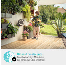 Wandschlauchbox GARDENA RollUp S inkl. 15 m Schlauch, 180° schwenkbar und RollControl-Technologie