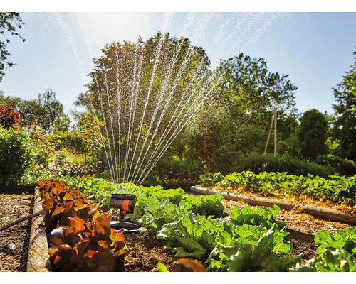 Viereckregner GARDENA AquaZoom compact für bis zu 216 m²