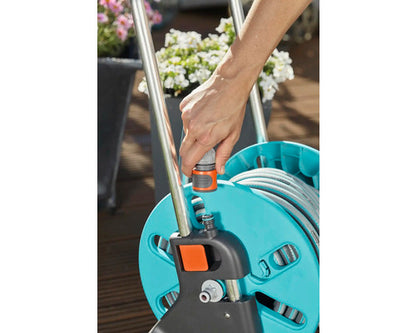 Schlauchwagen GARDENA CleverRoll S-Set, türkis inkl. 20m Schlauch und Zubehör