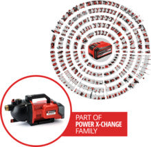 Akku-Gartenpumpe Einhell Power-X-Change AQUINNA ohne Akku und Ladegerät ( 2x18V )